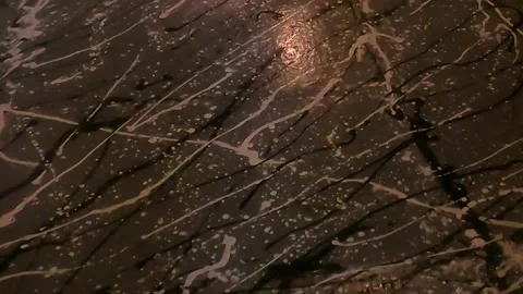 4K epoxy marble design painted floors Stock Footage 155462173