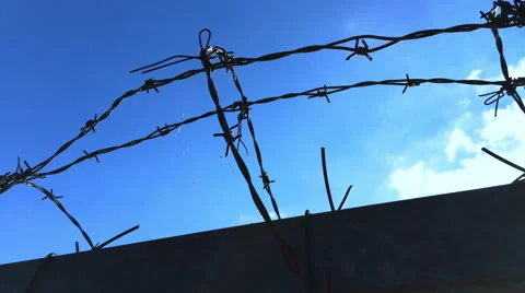 4k escape asylum border Stock-Footage 63926669