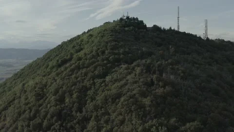 4k Euganean Hills - Drone shot (D-log) Stock Footage 159792925