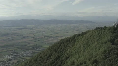 4k Euganean Hills - Drone shot (D-log) Stock Footage 159792949