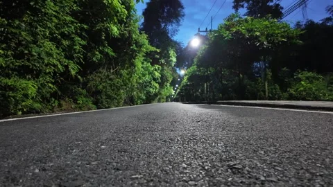 4K Evening Road Scene Video stock 318391303