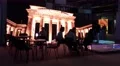 4k Exhibition visitors at light installations fair zoom out shot 4k or 4k+ Resolution