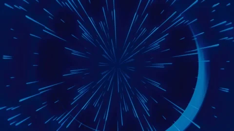 4k explosion of blue lines blue background Stock Footage 260769815