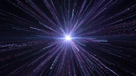 4k. Explosion effect. Animation of exploding particles. Stock Footage 119375577