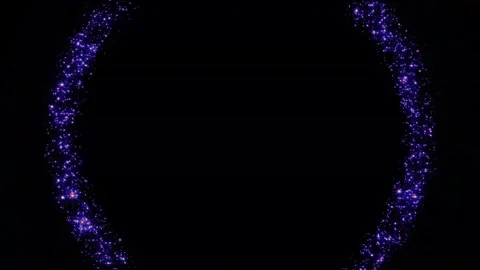 4k Explosion of Glittery Lights Circles Stock Footage 319006890