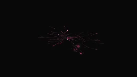 4k explosion of glowing pink particles Stock Footage 259684638