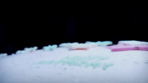 4k Extreme Close-up Macro Shot of Cake 스톡 동영상 116749029