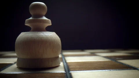 4k Extreme Close-up Macro Shot of Chess Board &amp; Pieces Stock Footage 128178061