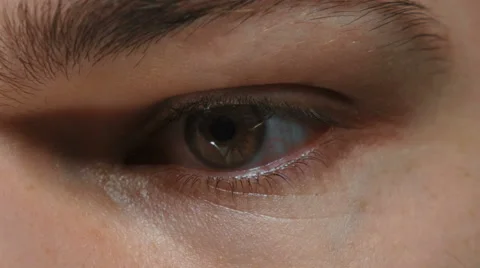 4K - Eye macro closeup macro Video stock 47454051