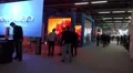 4k Fair visitors in LED video wall exhibition showroom hall 4k or 4k+ Resolution