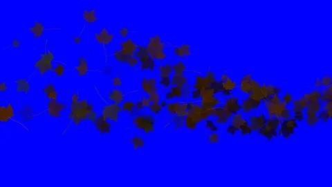 4K Falling Leaves Stock Footage 74305488