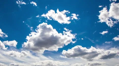 4k, fast-moving clouds, timelapse 1 Stock Footage 64360094