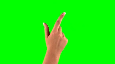 4k: female touchscreen gestures in 3840 x 2160. Set of hand gestures. Stock Footage 46739723