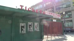 4K Fenway Park Gate B, Stock Video
