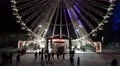 4k Ferris Wheel entry tilt at Christmas fair 4k or 4k+ Resolution