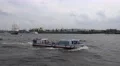 4k Ferryboats and tallship on boat trip round the Hamburg harbour 4k or 4k+ Resolution