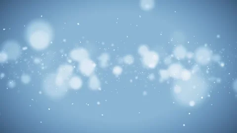 4k Festive blue motion background. Bokeh lights. Floating glitters. Stock Footage 115737025