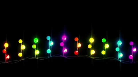 4K Festive Lights Background for Christmas and Celebration Videos Stock-Footage 294997941
