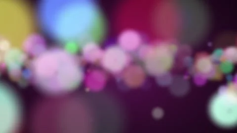 4k Festive multicolored motion background. Bokeh lights. Floating glitters. Stock Footage 115740798