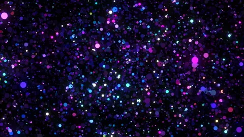 4k Festive multicolored motion background. Bokeh blue and purple lights Stock Footage 116421298