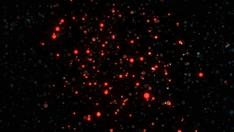 4k Festive multicolored motion background. Bokeh red lights. Stock Footage 116421407