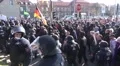 4k Fight at Pegida demonstration and police Braunschweig 4k or 4k+ Resolution