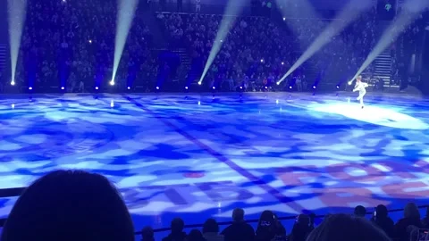 4k Figure Skating On ice Stock Footage 257381634