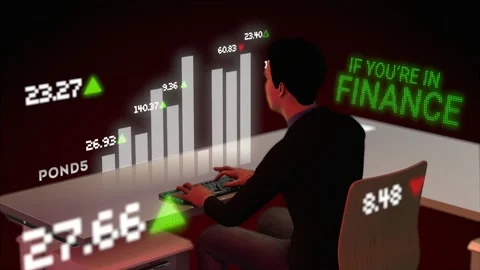 4K Finance technology advertisement 30 Seconds Stock After Effects