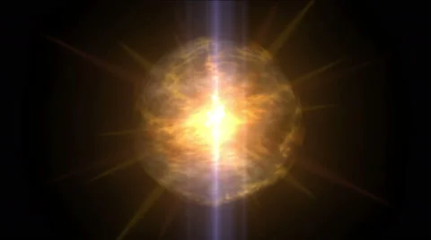 4k Fire ball sphere nebula background,magic power energy tech,nuclear atom. Stock Footage 51800440