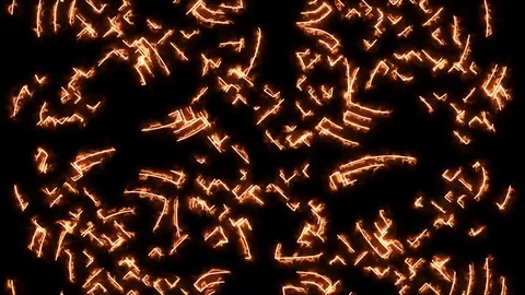 4k Fire Celtic Mandala Background Loop Stock Footage 94992063