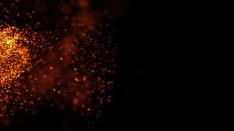 4k Fire Sparks Loop (Horizontal Movement) Stock Footage 244914842