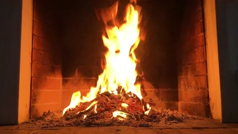 4K - Fireplace 動画素材 151161017