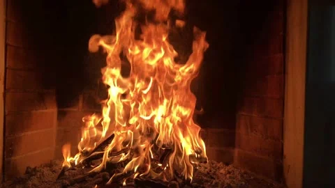 4K - Firewood burning 動画素材 151160922