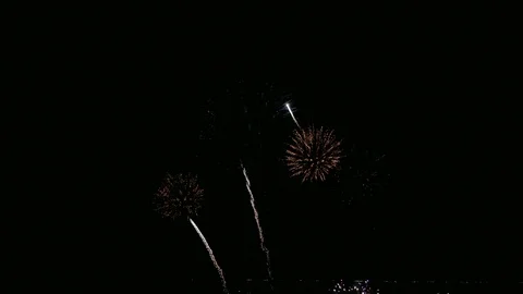 4K Firework display Stock Footage 90959111