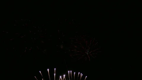 4K Firework display Stock Footage 91209289