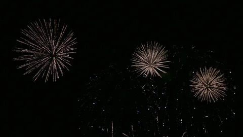 4K Firework display Stock Footage 91909590