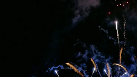 4K Firework display 스톡 동영상 92184107