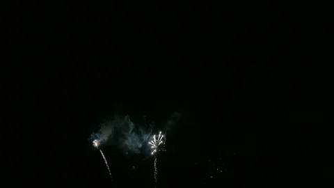 4K Firework display Stock Footage 92492760
