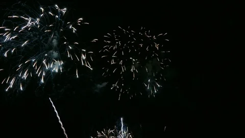 4K Firework display Stock Footage 92498054