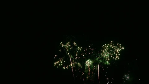 4K Firework display Stock Footage 96093544