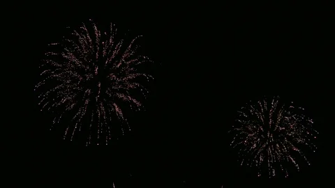 4K Firework display Stock Footage 96093662