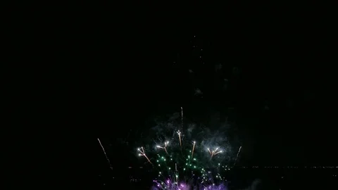 4K Firework display Stock Footage 96095066