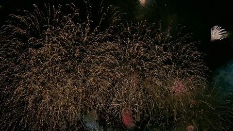 4K Firework display Stock Footage 96368950