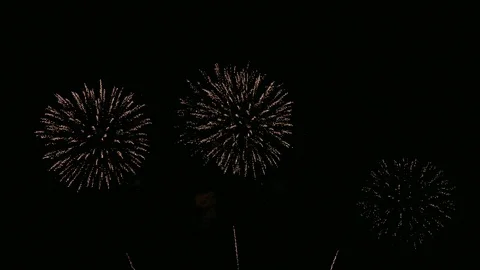4K Firework display Stock Footage 96756516