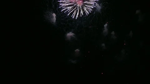 4K Firework display Stock Footage 98775104