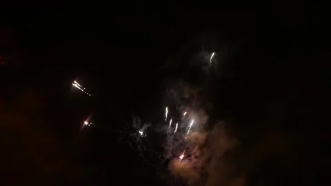 4k Firework Show Stock Footage 170388040