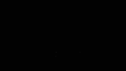 4k fireworks show on black background. abstract design cartoon style. Stock Footage 142437758