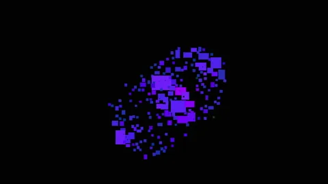 4k fireworks show on black background. abstract design cartoon style. Stock Footage 142596838