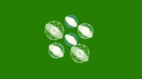 4K Fireworks Visuals with Shape Bursts, Elliptical Trails, and Pop-up Effec.. Video stock 312279234