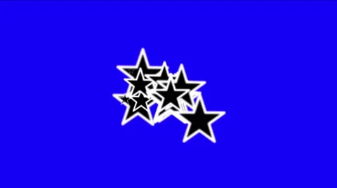 4k Five-pointed star,particle fireworks art geometry pattern background. Stock Footage 57673335